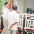 Dr Ray Wijewardene with his invention the Landmaster at Bopitya Estate