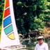 Ray Wijewardene in a contemplative mood at his favourite rowing spot at Bolgoda Lake, just south of Colombo