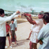 Ray Wijewardene flying model helicopters during his days in Kuala Lumpur, Malaysia (1973-75)