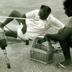 Ray Wijewardene flying model helicopters during his days in Kuala Lumpur, Malaysia (1973-75) – with friend Rohan Gomez.