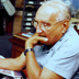 Ray Wijewardene in his study, circa 1995: relentlessly solving problems